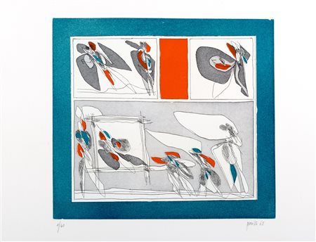 Perilli, Achille (Roma 1927-2021)  - Corteo, 1965