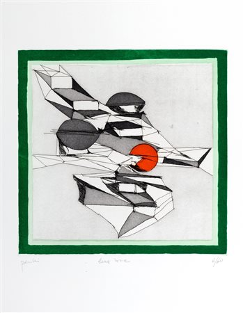 Perilli, Achille (Roma 1927-2021)  - Luna rossa