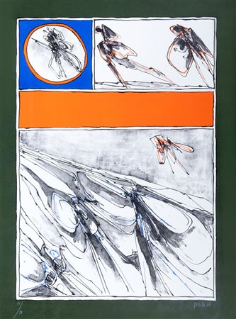 Perilli, Achille (Roma 1927-2021)  - Composizione, 1986