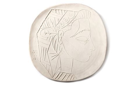 Picasso, Pablo (Málaga 1881-Mougins 1973)  - Profil de Jaqueline, 1956