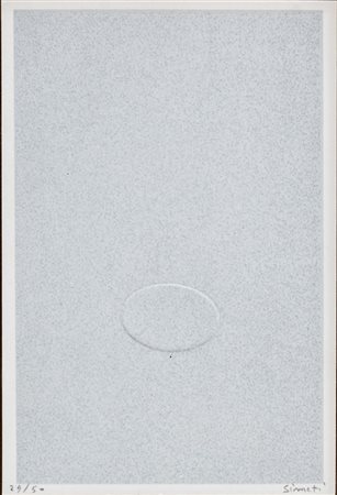 Simeti, Turi (Alcamo 1929)  - Ovale grigio, 1996