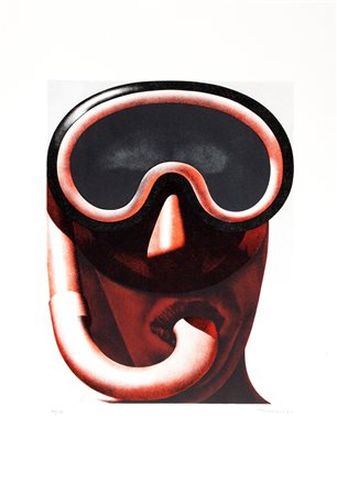 Titonel, Angelo (Cornuda  1938-Imola  2018)  - Sub rosso, 1974