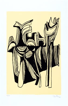 Tulli, Wladimiro (Macerata 1922-2003)  - Nero su bianco