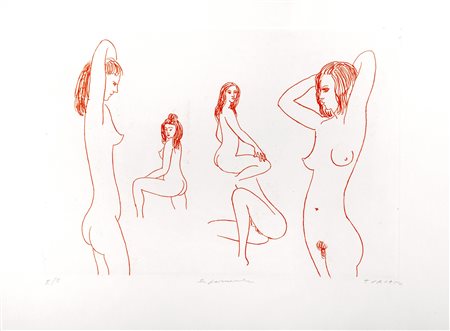 Turcato, Giulio (Mantova 1912-Roma 1995)  - Le parrucche