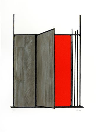 Uncini, Giuseppe (Fabriano 1929-Trevi 2008)  - Spazi cemento, 1998