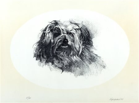 Vespignani, Renzo (Roma  1924-2001)  - Cagnolino, 1988