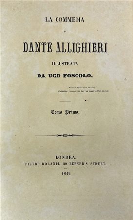 [Classics] Dante (Foscolo), 1842