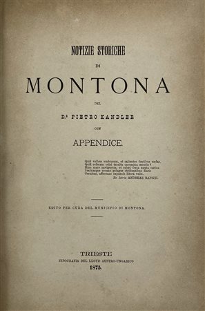 [History - Croatia] Montona. 1875