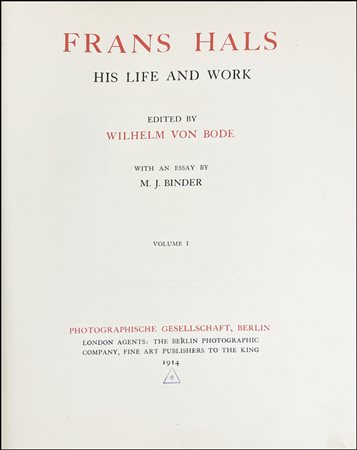 [Art] Frans Hals. His life and work, 1914