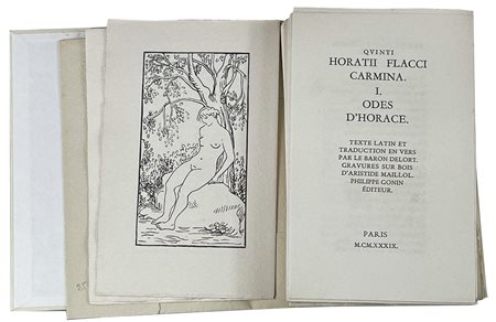 [Classics, Art books] Odes D'Horace, 1939