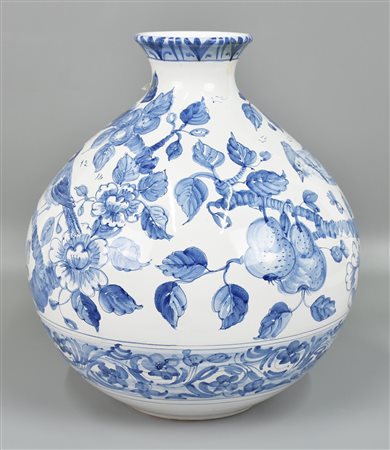 CERAMICA DI ALBISSOLA grande vaso in ceramica di Albissola nei toni...