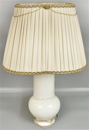 LAMPADA DA TAVOLO lampada da tavolo con paralume in stoffa h 72 cm Difetti e...