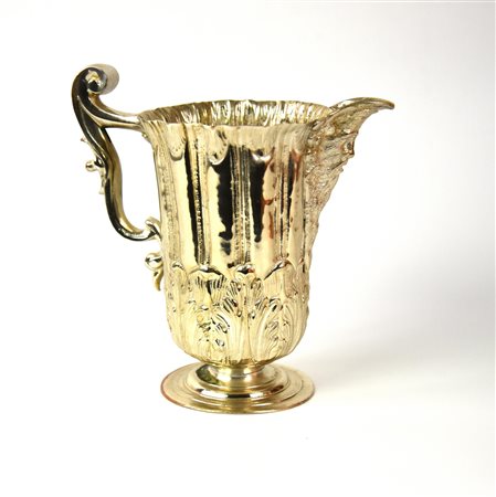 VERSATOIO in metallo argentato, h cm 21