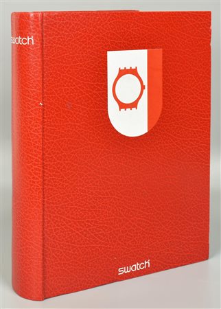 SWATCH SPECIAL serie speciale Swatch 27 manifesto de Canton entro libro con 4...