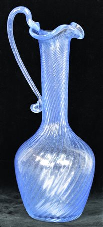 BOTTIGLIA IN VETRO DI MURANO bottiglia in vetro soffiato di Murano nei toni...