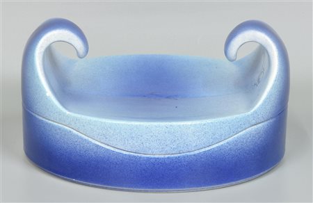 SCATOLA IN CERAMICA scatola in ceramica Collezioni d'arte Peyrano, esemplare...