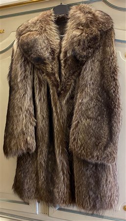 PELLICCIA DI MARMOTTA lavorazione artigianale Schiaroli, Torino lunghezza cm...