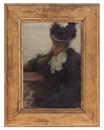 Alessandro Milesi, Signora con veletta 