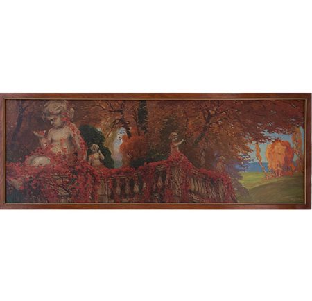 Ugo Flumiani, Putti in giardino