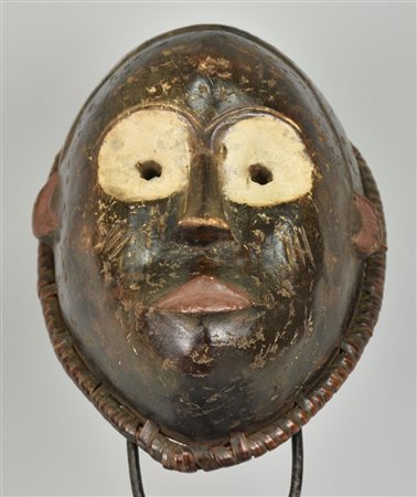 Maschera Makongo - CONGO maschera in legno intagliato 24x17x13 cm XX secolo...