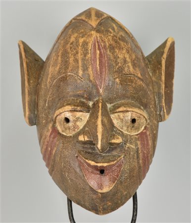 Maschera Yoruba - NIGERIA maschera in legno intagliato 27x20x15 cm XX secolo...