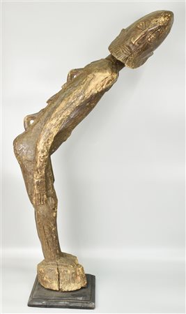 Statua antenato Shicouroul Dogon - MALI statua in legno intagliato 110x62x28...