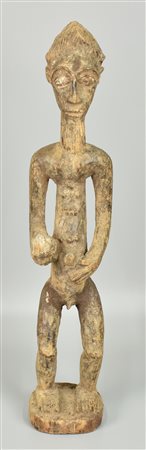 Statuetta Baule - COSTA D'AVORIO statuetta in legno intagliato 50x10x12 cm XX...