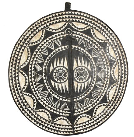 Maschera Solare Bobo - BURKINA FASO maschera in legno intagliato d 100 cm XX...