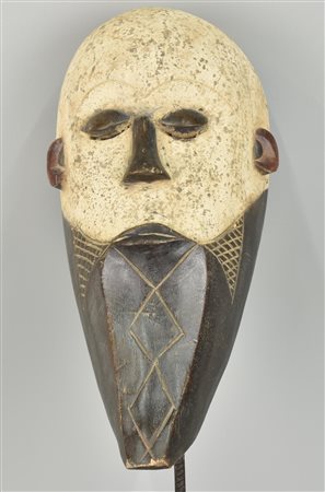 Maschera Galoa - CONGO maschera in legno intagliato 43x20x13 cm XX secolo...