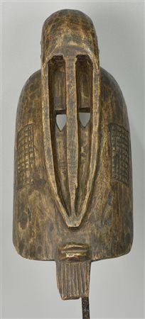 Maschera Dogon - MALI maschera in legno intagliato 38x16x11 cm XX secolo...