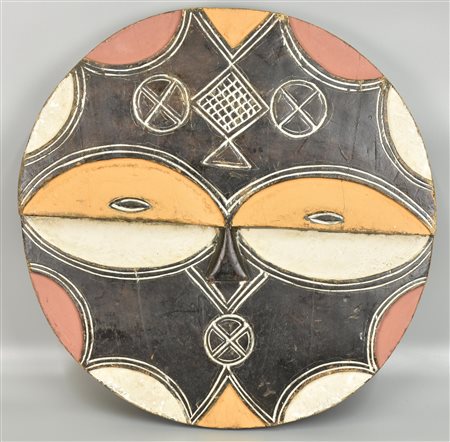 Maschera Bateke - CONGO maschera in legno intagliato d 60 cm, spessore 6 cm...