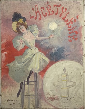 Bonnaud, Pierre (Lione 1865-Lione 1930)  - "L’Acétyléne", 20° secolo
