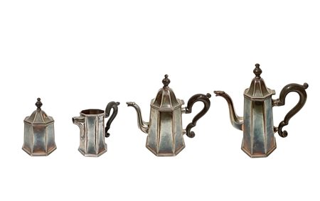 Servizio in argento punzonato  , 20° secolo