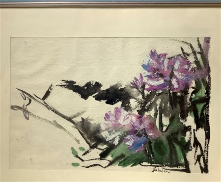 Natura morta di fiori, 20° secolo