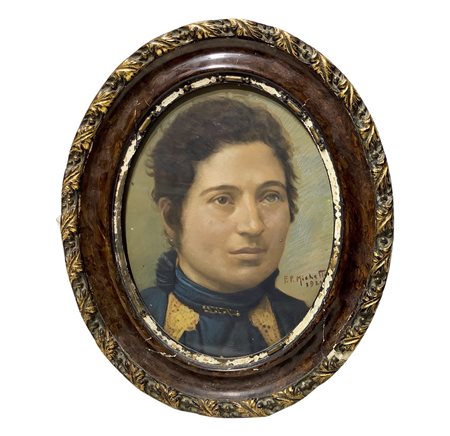 Michetti, Francesco Paolo (Tocco da Casauria 1851-Francavilla al Mare 1929)  - Volto di donna