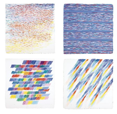 DORAZIO PIERO Roma 1927 - 2005 Todi Cartella composta da 4 serigrafie a...