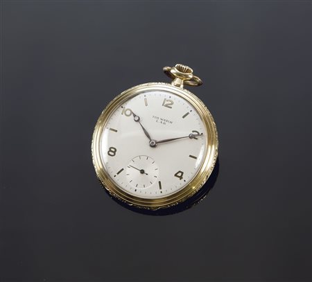 TIM WATCH Orologio da tasca in oro giallo, fine XIX secolo Diam. 50 Tripla...