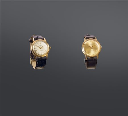 LOTTO DI DUE OROLOGI DA POLSO Lotto composto da due orologi da polso Diam. 32...