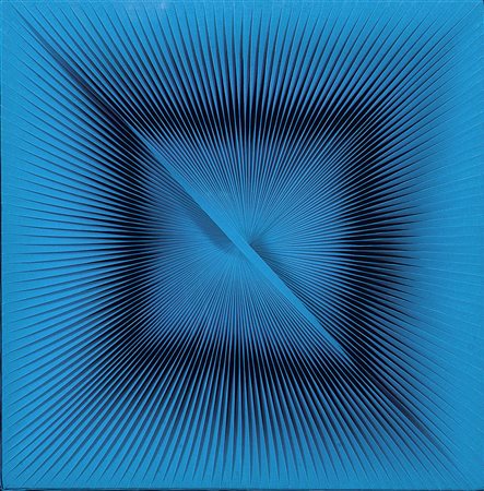 COSTA TONI Padova 1935 "Dinamica visuale" 1973 24x24 tecnica mista...