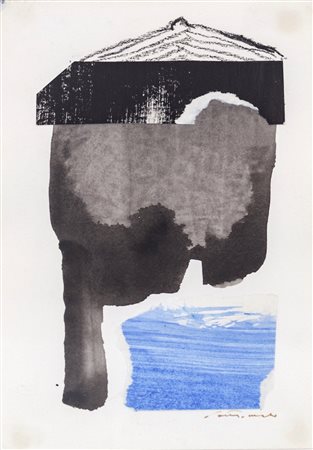 SANTOMASO GIUSEPPE Venezia (Ve) 1957 Senza titolo 1976 Mista su carta...