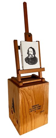 BAJ ENRICO Milano (Mi) 1924 Omaggio a Bakunin (piccolo monumento) 1996 Mista...