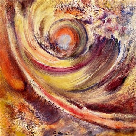 MARDESIC BORIS Lissa (Croazia) 1922 Energy 2004 Acrilico su tela 60,00x60,00...