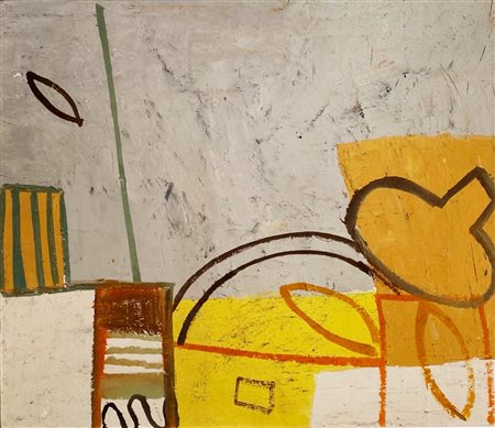 MAGGIONI PIERO Monticello Brianza (Mb) 1931 Senza titolo 1973 Olio su tela...