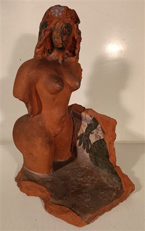 ZANCANARO TONO Padova (Pd) 1906 Barnalba 1960 Terracotta smaltata (pezzo...