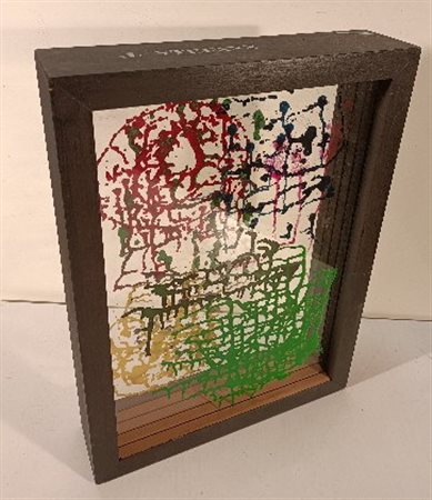 STEFANN JOHNNY New York (Stati Uniti) 1955 Dripping 1980 Smalti su 4 pannelli...