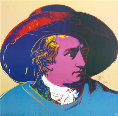 ANDY WARHOL, Goethe, 1993