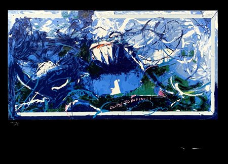 MARIO SCHIFANO, Cruise to infinity, 1988