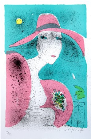 FRANCO ROGNONI, Signora ad Ascona