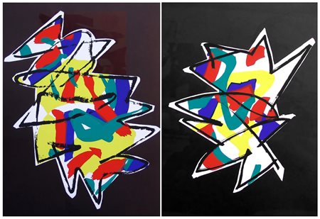 LUIGI MONTANARINI, senza titolo (lotto unico con due opere)