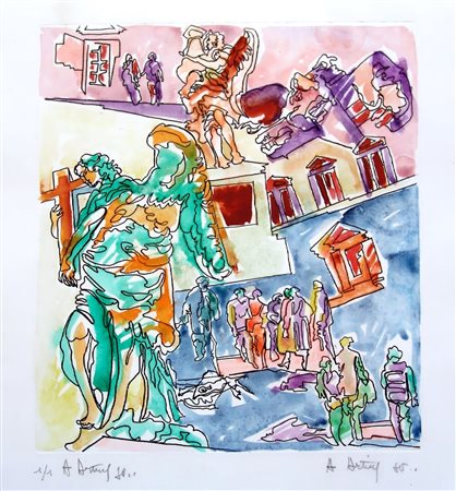 PHILIPPE ARTIAS, San Pietro con l'Angelo, 1980